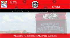 Desktop Screenshot of addisonschools.org